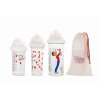 SET 3 DOJČENSKÝCH FLIAŠ LE BIBERON FRANCAIS PAPA BEBÉ BY SOLEDAD, 2x 210 ML, 1x 360 ML, 0+M/ 6+M