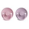 DVOJBALENIE CUMLÍKOV FRIGG ROPE BABY PINK/ SOFT LILAC, 0-6M, SILIKÓN