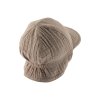 STERNTALER Čiapka mušelínová so šiltom a ochranou krku na zaväzovanie hnedá uni-37 cm-2-3 m