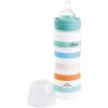 CHICCO Fľaša dojčenská Well-being silikón 330 ml chlapec