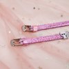 Bledofialový náramok na prívesky DISCO