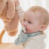 BIBS x LIBERTY De Lux cumlíky zo silikónu 2ks - one size,Fossil Grey / Sage
