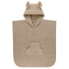 BIBS Kangaroo froté pončo z BIO bavlny,Woodchuck