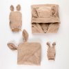 BIBS Kangaroo froté pončo z BIO bavlny,Woodchuck