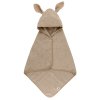 BIBS Kangaroo osuška s kapucňou z BIO bavlny,Sage