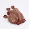 BIBS Kangaroo rukavice na kúpanie z BIO bavlny,Vanilla