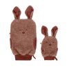 BIBS Kangaroo rukavice na kúpanie z BIO bavlny,Vanilla