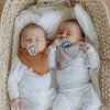 BIBS Boheme cumlíky z prírodného kaučuku 2ks - veľkosť 1,Fossil Grey / Mauve