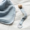 BIBS Paci Braid klip na cumlík,Sage / Ivory
