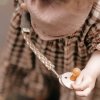 BIBS Paci Braid klip na cumlík,Sage / Ivory
