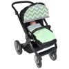 Clona Reversible Mint/Grey Chevron