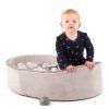Bazénik s loptičkami B-Ball Pit Play Gym Grey