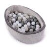 Bazénik s loptičkami B-Ball Pit Play Gym Grey