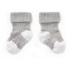 Detské ponožky Stay-on-Socks 0-6m 2páry Silver Grey