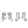 Detské ponožky Stay-on-Socks 0-6m 2páry Silver Grey