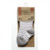 Detské ponožky Stay-on-Socks 0-6m 2páry Silver Grey