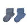 Detské ponožky Stay-on-Socks 6-12m 2páry Denim Blue