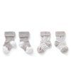Detské ponožky Stay-on-Socks 6-12m 2páry Silver Grey