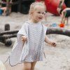 Mušelínové PONCHO S Silver Grey