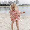 Mušelínové PONCHO S Emberglow Red
