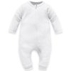 PINOKIO Overal na zips bez nožičiek Lovely Day uni biela bavlna veľ.56