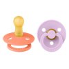 BIBS Colour cumliky z prirodneho kaucuku 2ks Papaya VioletSky 120396 5713795230174