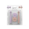 4 MM Pack of 2 toothbrush with stopper Lilac Dusty Pink 847b25c0 a3c8 43d7 afcf f4c0dc256457 1800x1800