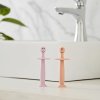 5 MM Pack of 2 toothbrush with stopper Lilac Dusty Pink LS 01 1800x1800