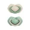 canpol babies set symetrickych silikonovych dudliku light touch 6 18m pure color zeleny