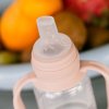 BIBS detska flasa s naustkom blush square