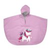 kids rain poncho sparkly the unicorn 1