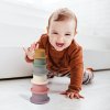 BABYONO Hračka stohovacie poháriky silikónové 3m+