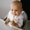 BABYONO Hryzačka na podávanie jedla Dino béžová 6m+
