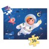 dj07301 siluetove puzzle astronaut na mesiaci 36 dielikov 4