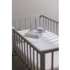 PETITE&MARS Napínacia plachta nepremokavá Soft Dream Dry 120 x 60 Grey