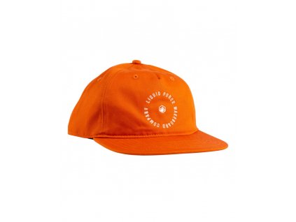 liquid force 2021 radial orange cotton snapback