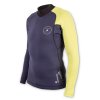 neoprene eco suit 2mm navy yellow