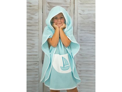 pončo mušelín lodicka