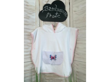 pončo froté motýl