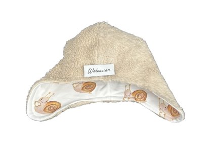 Čepička ušanka Šneček