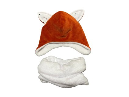 Zimní set - Ušanka Liška a nákrčník