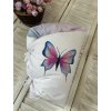 Zavinovačka Motýl-akvarel 80x80cm