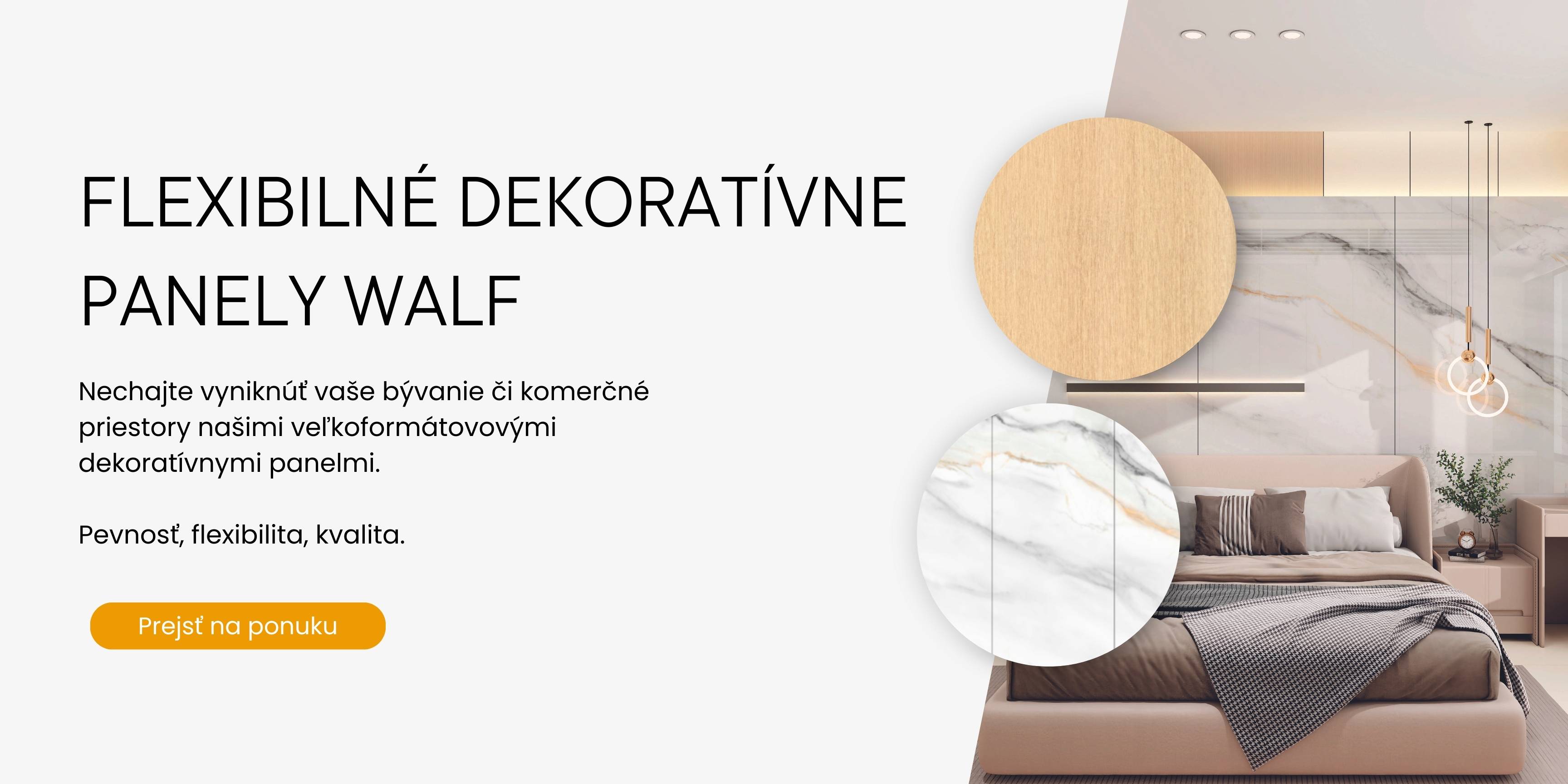 Dekoratívne flexibilné panely WALF