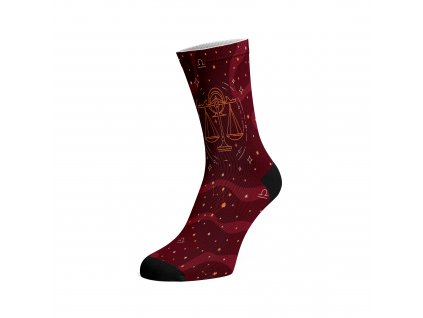 Walkee barevné ponožky - Znamení zvěrokruhu Váhy
