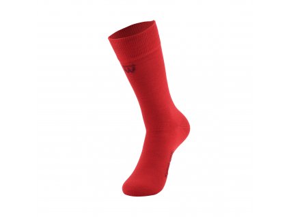 Walkee ponožky z merino vlny - Červené