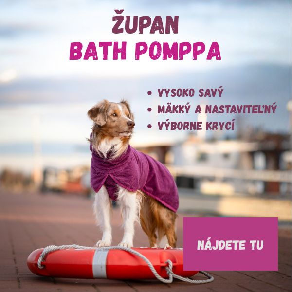 bath pomppa, fínska značka, udržateľná, oblečenie pre psa, župan pre psa, pes v suchu, spokojný pes