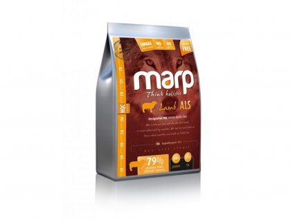 Marp Holistic Lamb 12 kg, granule, granuly, krmivo pre psov, jahňacie, bez obilnín, kvalitné pre psy, holistické pre psa, doprava zadarmo, zdarma, český výrobca, značka Marp, čerstvé mäso