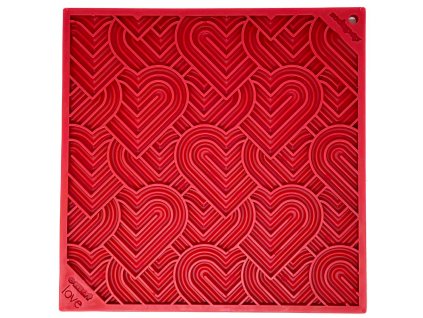 1 Main SodaPup Enrichment Feeder SodaPup eMat Love Hearts Large