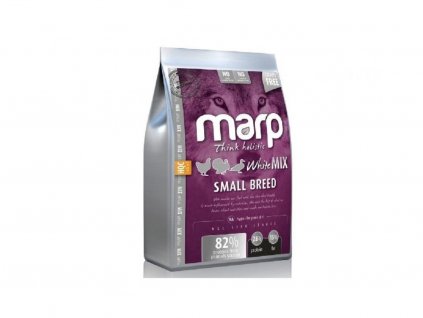 Marp Holistic White Mix Small Breeds 2 kg, holistické granule, granuly pre malé plemená psov, pre malé psy, kvalitné krmivo pre psa, bez obilnín,kuracie,kačacie,morčacie,čersrvé mäso