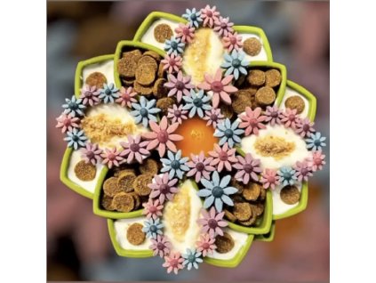 SodaPup Mandala, spomaľovacia miska - zelená